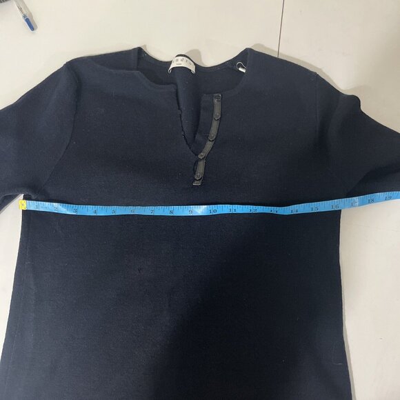 Sandro Paris Cotton Navy Sweater Womens Size S - Picture 11 of 13